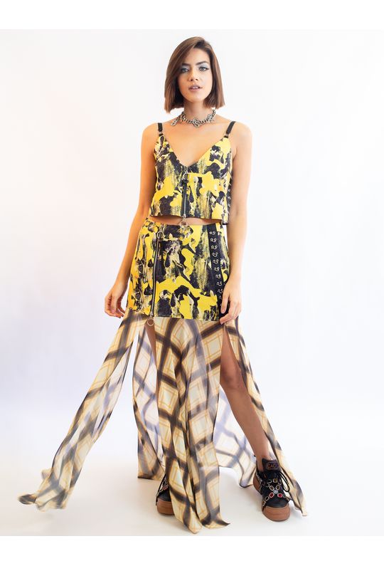 saia longa de musseline